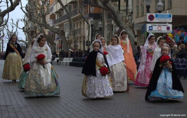 86 Ofrenda Flores Fallas Dénia 2015 Falla Diana