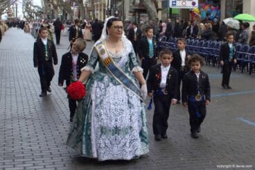 Ofrenda Flores Fallas Dénia 2015 – Falla Diana