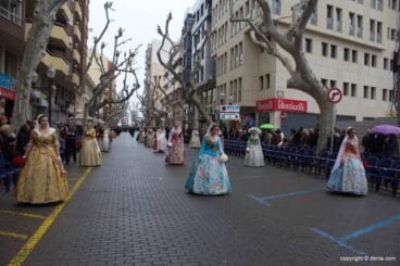 Ofrenda Flores Fallas Dénia 2015 – Falla Diana