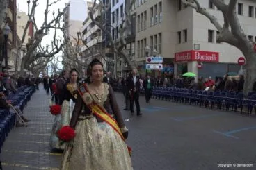 Ofrenda Flores Fallas Dénia 2015 – Falla Diana
