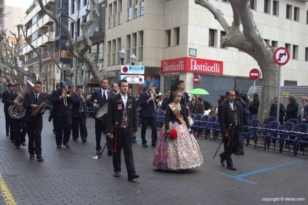 95 Ofrenda Flores Fallas Dénia 2015 Falla Diana