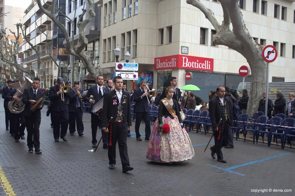 Ofrenda Flores Fallas Dénia 2015 - Falla Diana
