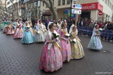Ofrenda Flores Fallas Dénia 2015 – Falla Port Rotes