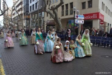 Ofrenda Flores Fallas Dénia 2015 – Falla Port Rotes