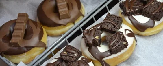 Duffins de brownie y KitKat