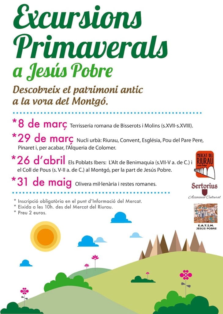 Excursiones primaverales en Jesús Pobre