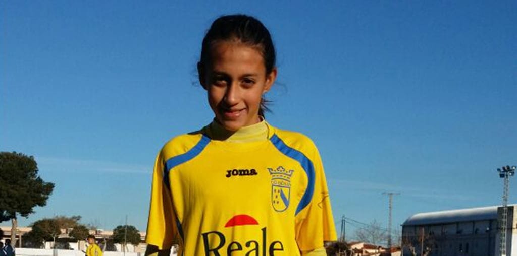 La alevín Fiamma Benitéz destacada con la Selección Valenciana Sub 12 1 Fiamma Benitéz con la camiseta de la EMF Dénia