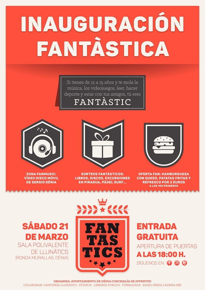 Llega a Dénia 'Fantàstics', un movimiento de ocio para menores de 12 a 15 años 2 Inauguración de Fantàstics