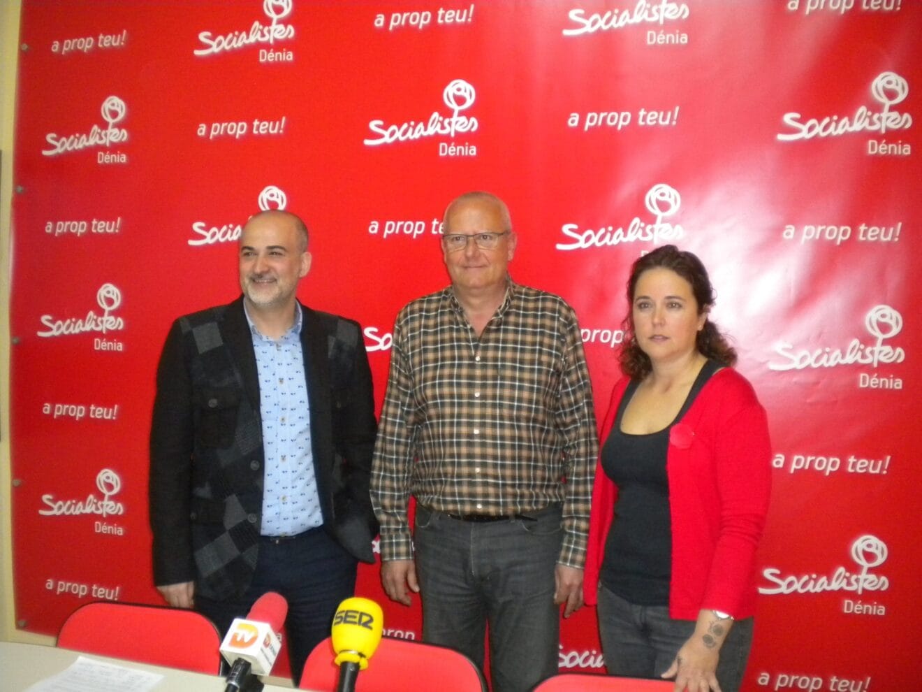 Javier, Vicent y Maite