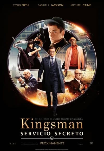Cartelera cines IMF en el Portal de la Marina 5 Kingsman