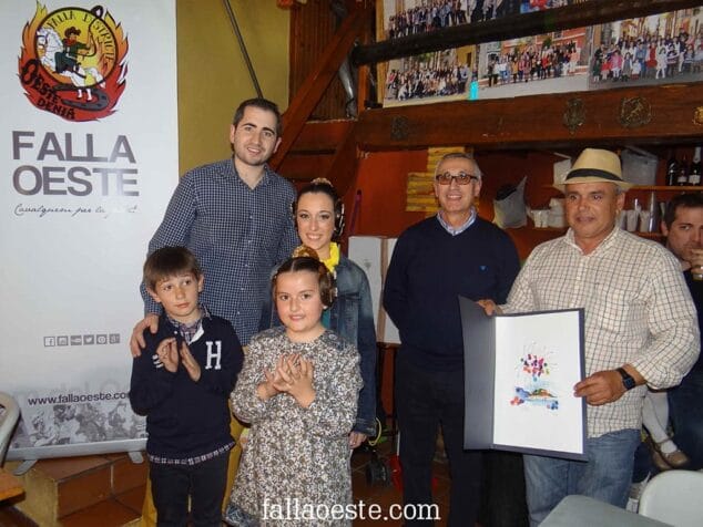 Merienda del pergamino infantil en la Falla Oeste