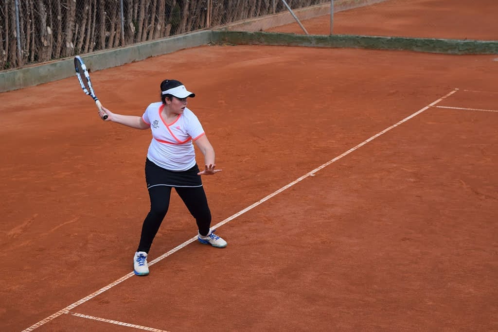 Neus Ramos durante la final