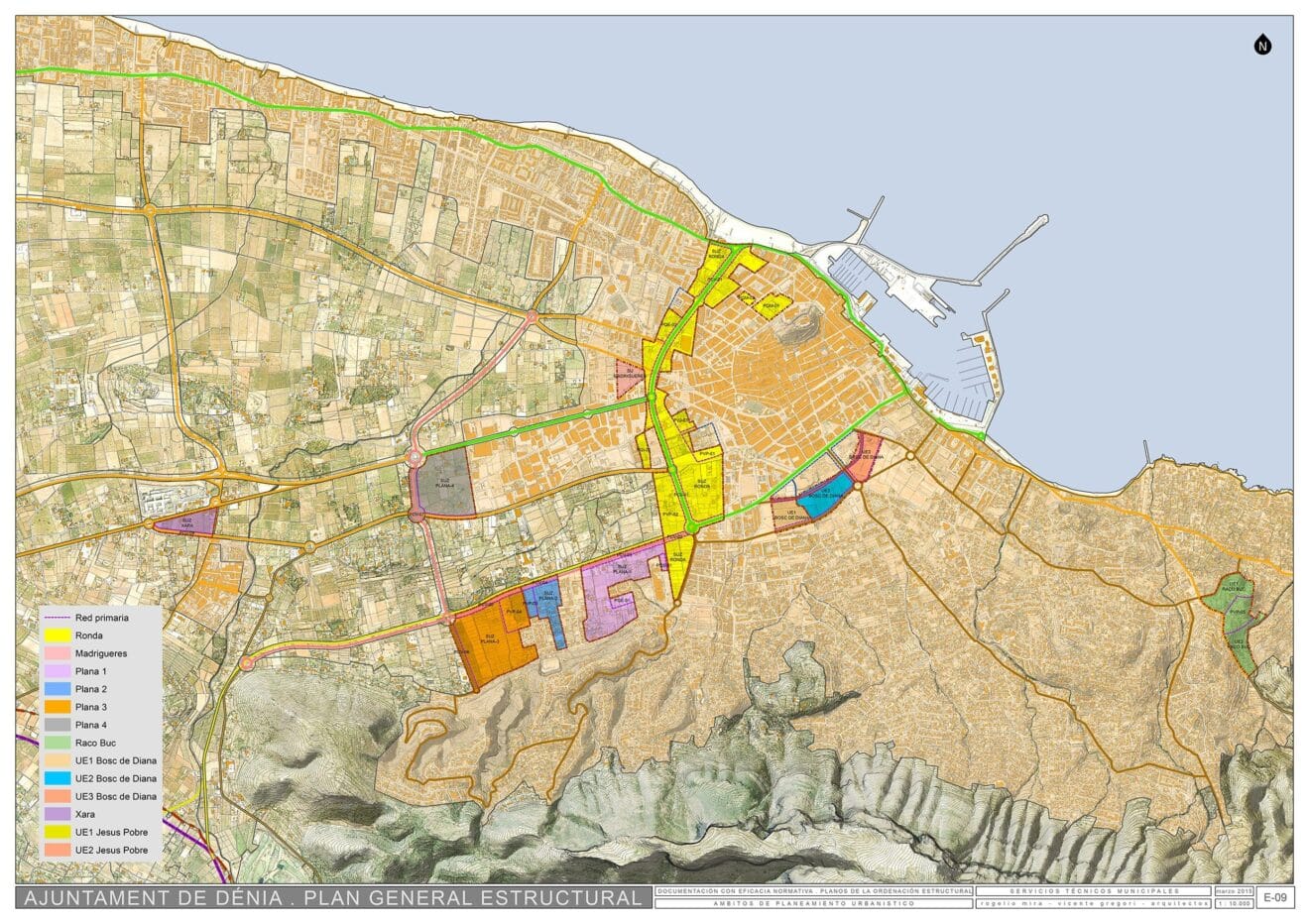mapa PGE