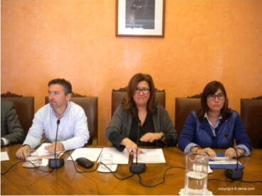 La alcaldesa en el Pleno