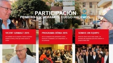 Página web PSOE Dénia