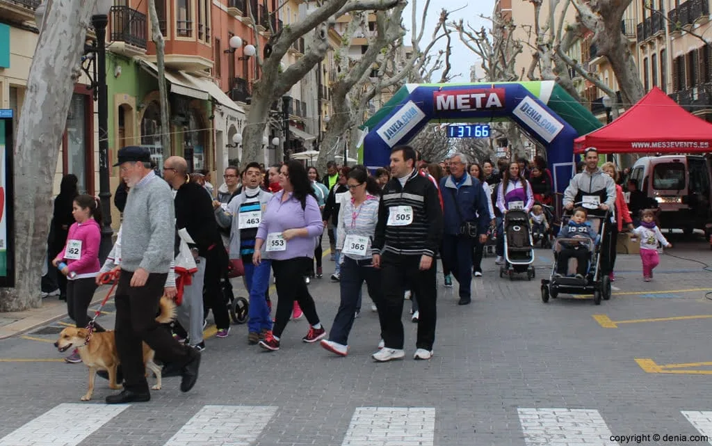 2º Marcha Solidaria Raquel Payà - salida de los caminantes