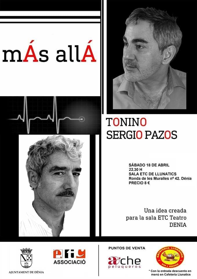 Actuació de Sergio Pazos i Tonino a Dénia