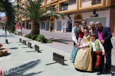 Disparo de carcasas en el 50 aniversario del Saladar