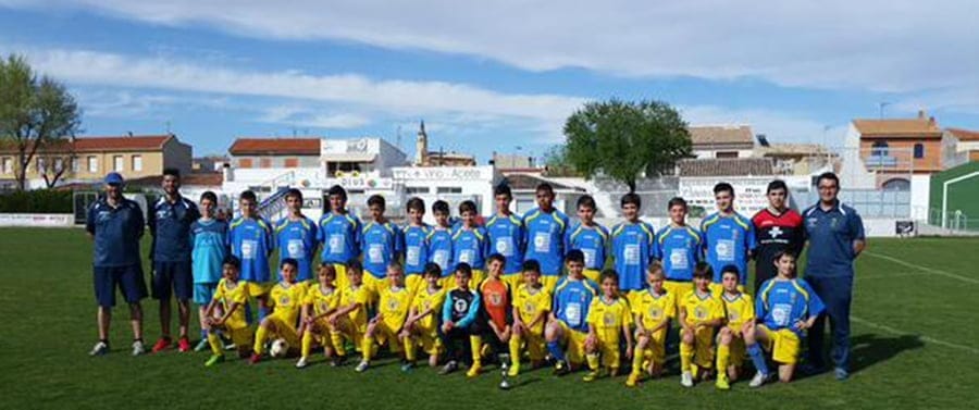 Equipos Infantil A y Benjamín B en La Solana