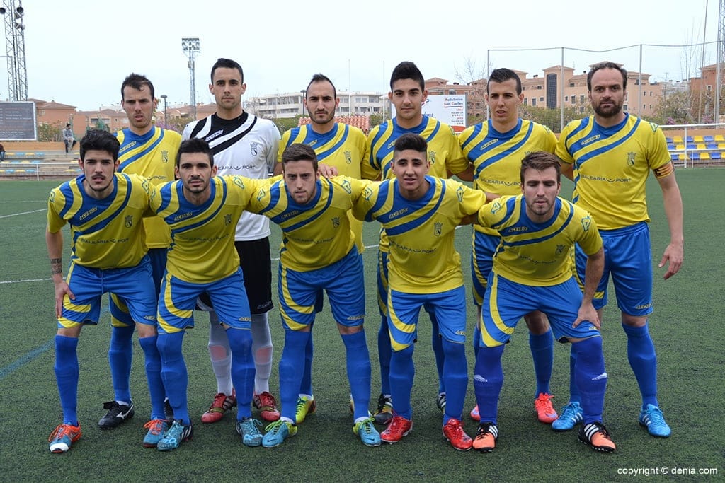 Once del Dénia ante el Chella