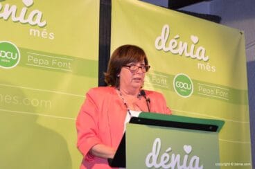 Pepa Font en la presentación de candidatura de GDCU