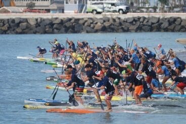 Regata de paddel surf