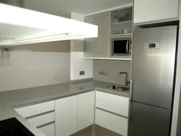 cocina blanco brillo