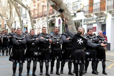 Desfile de la filà Guerrers Hospitalaris