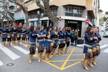 Filà Almogàvers desfilando en 2022 en Marqués de Campo