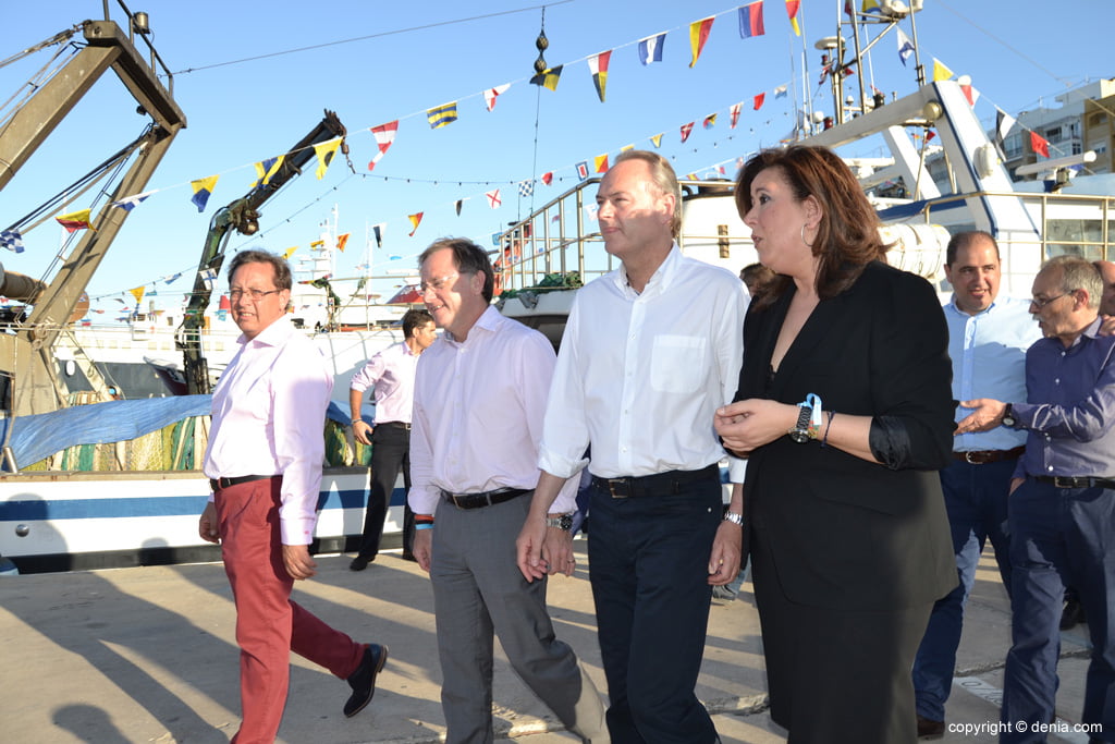 Feria Dénia Peix i Mar – Alberto Fabra Ana Kringe y Juan Carlos Moragues
