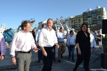 Feria Dénia Peix i Mar – Visita de Alberto Fabra Ana Kringe y Juan Carlos Moragues