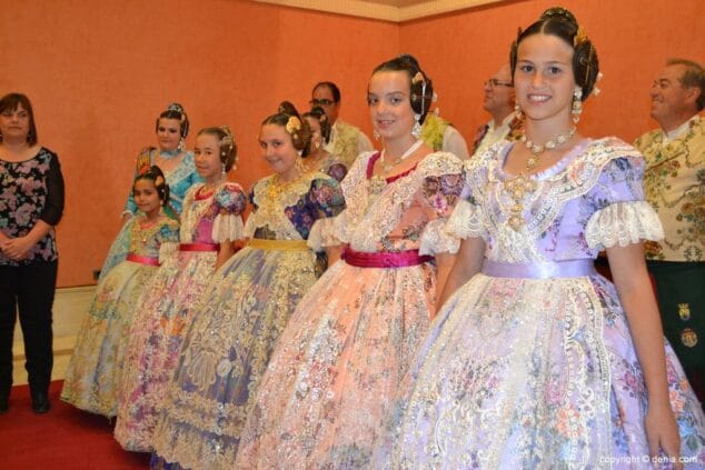 04 Proclamación Falleras Mayores de Dénia 2016 Corte de honor infantil