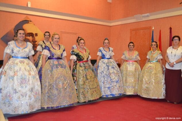 05 Proclamación Falleras Mayores de Dénia 2016 Corte de honor