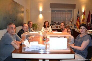 Elección Falleras Mayores Dénia 2016 – Recuento de votos