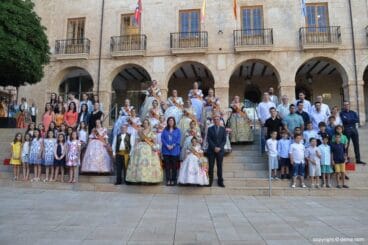 Proclamación Falleras Mayores de Dénia 2016 – Falleras Mayores con cargos 2016