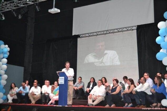 Ana Kringe quiere completar el proyecto de ciudad iniciado en 2008 14 12 Presentación candidatura PP Dénia Discurso de José Císcar
