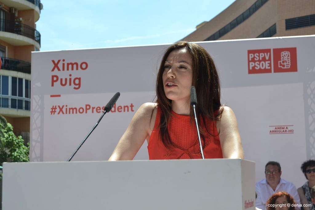 Mitin PSOE Dénia - Rosa Mustafà