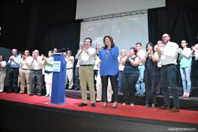 Ana Kringe quiere completar el proyecto de ciudad iniciado en 2008 15 13 Presentación candidatura PP Dénia Partido Popular