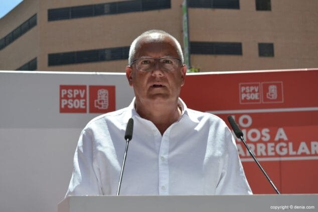 15 Mitin PSOE Dénia Vicent Grimalt