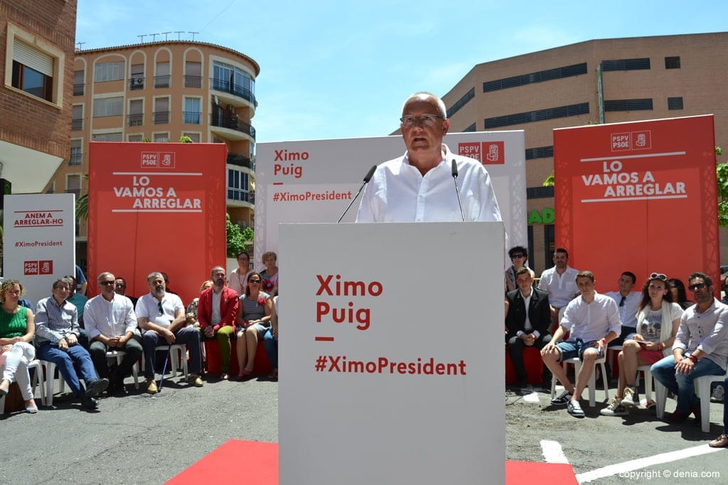 Mitin PSOE Dénia - Vicent Grimalt