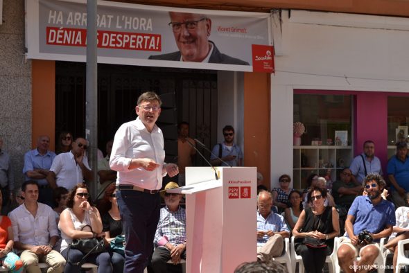Mitin PSOE Dénia -  Ximo Puig