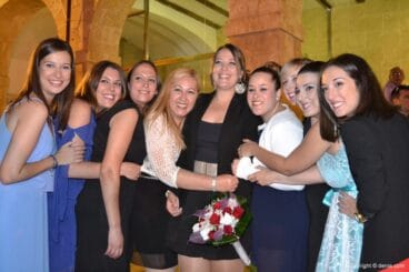 Elección Falleras Mayores Dénia 2016 – Marina y su corte de honor