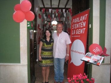 Adriana Lastra y Vicent Grimalt