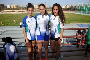 Atletas del C.A. Baleària Diànium en la liga de División de Honor