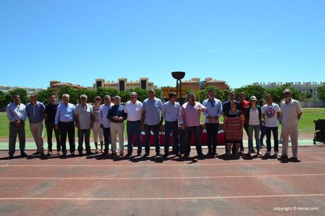 Autoridades en la clausura de los Mini Jocs