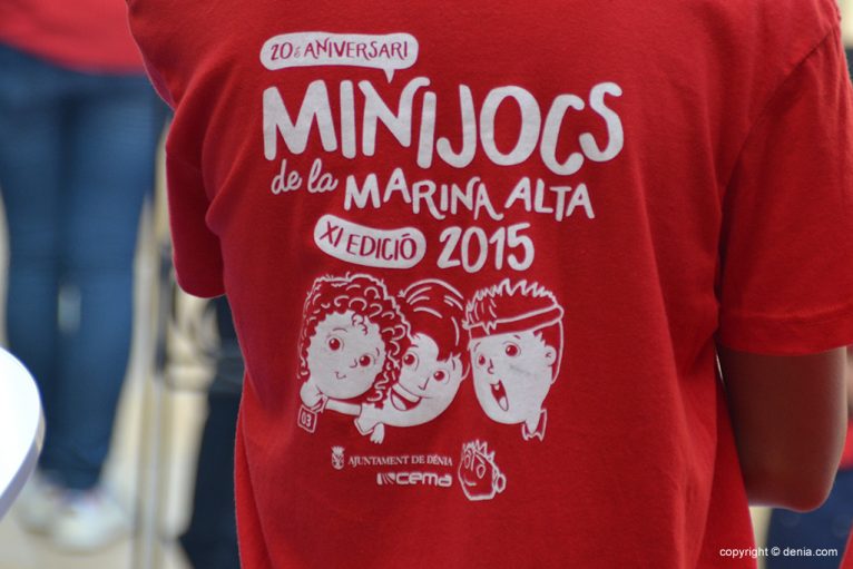 Camiseta de los XI Mini Jocs Olímpics de la Marina Alta