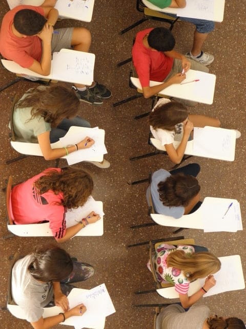 Alumnos de la Escuela de Matemáticas de la Marina Alta.