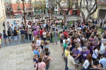 Dénia se concentra contra la violencia de género