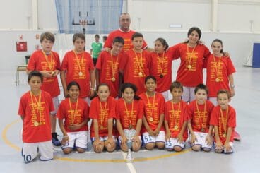 Equipo campeón alevín del Vessanes