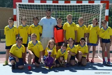 Equipo de Dénia de balonmano